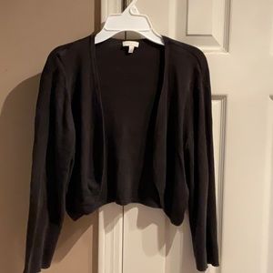 Talbots black bolero